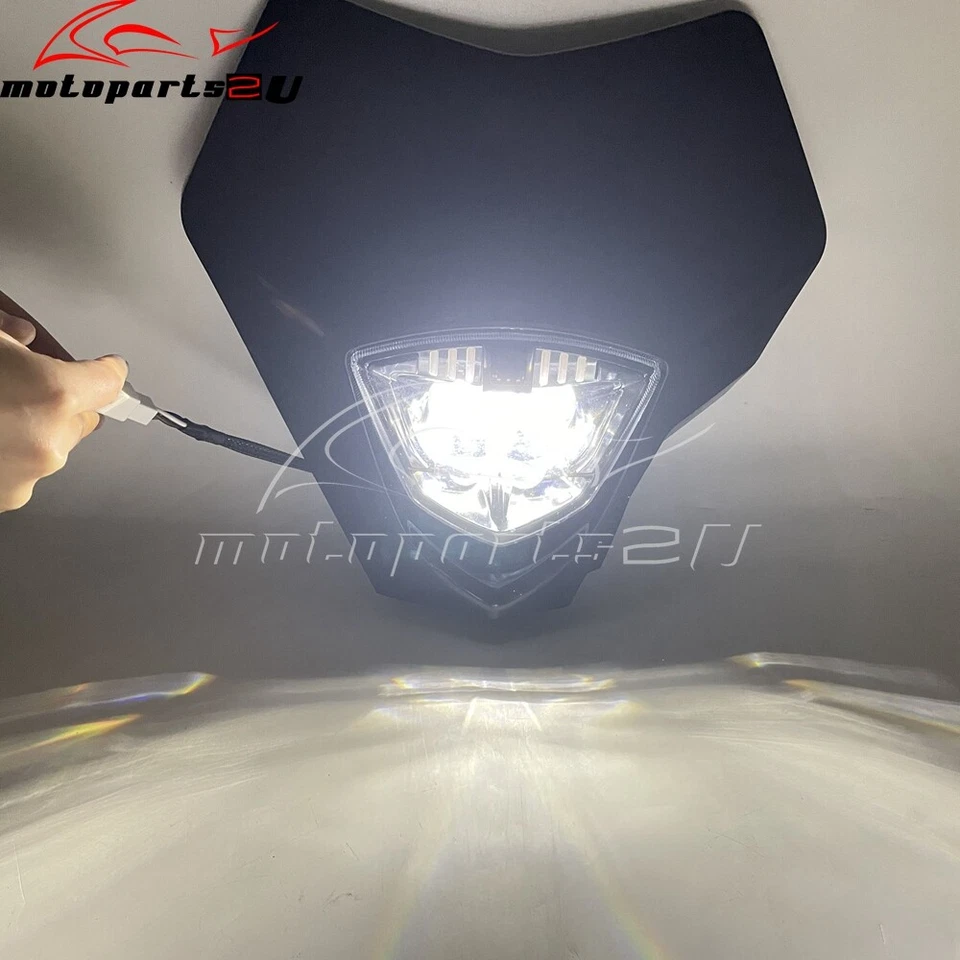 LED Headlight Lamp Assembly with DRLs For Gas Gas EC EX MC 250 250F 300 350F 450 - Image 3 of 4