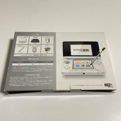 Nintendo 3DS Ice White Game Console Used with Box F/S | eBay