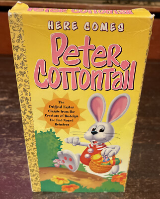 HERE COMES PETER COTTONTAIL VHS 1971 Rankin Bass Easter Special Hippity-Hoppity