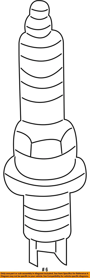 TOYOTA OEM 9091901164 Spark Plug CELICA MR2 PASEO ECHO 4RUNNER TACOMA 1990-04 - Image 2 of 2
