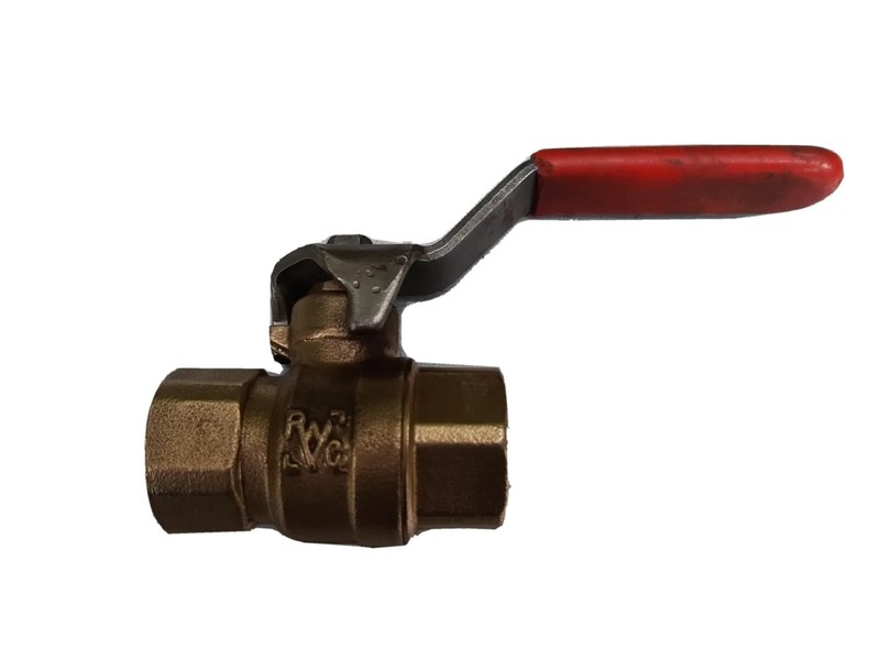 VINTAGE 1/2" BRASS SHUT OFF VALVE