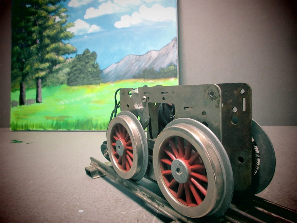 LIONEL PREWAR STANDARD GAUGE LOCOMOTIVE SUPER MOTOR W/ MANUAL E-UNIT TESTED - Image 2 of 4