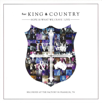 for King & Country ~ Hope Is What We Crave   Live   DVD + CD   2013    NEW   