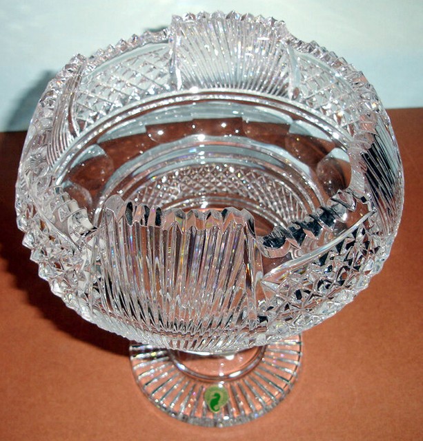 Waterford Crystal Heritage Prestige 9" Footed Centerpiece Bowl Ireland