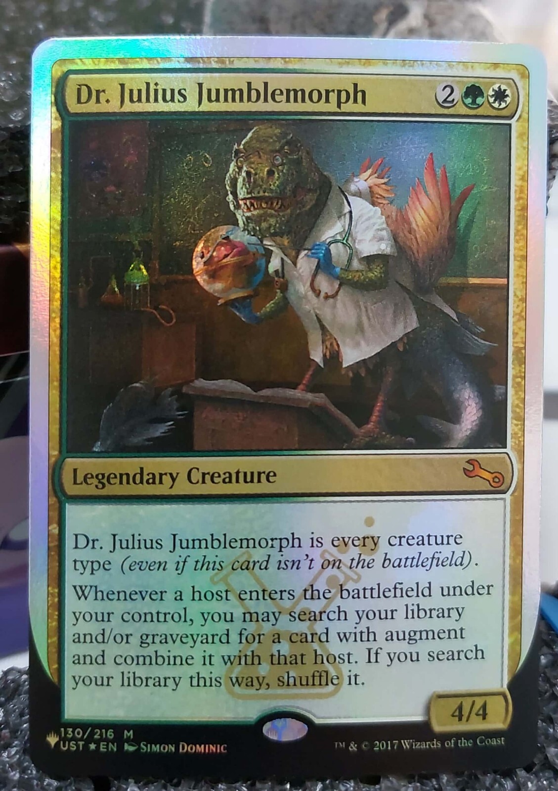 MTG Dr Julius Jumblemorph Foil "The List" 130/216 Unsanctioned MTG