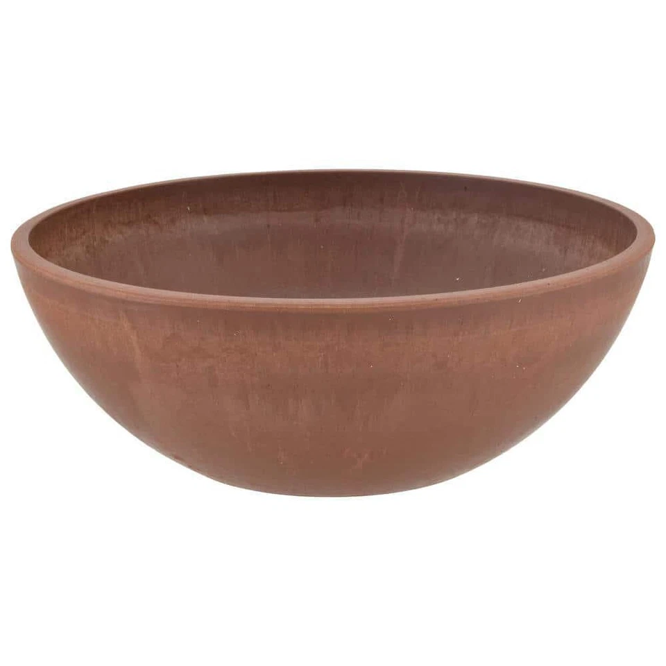 花园碗 Terra Cotta 罐 - 8 英寸 x 3 英寸 PSW 全新 — 第 4/4 张图片