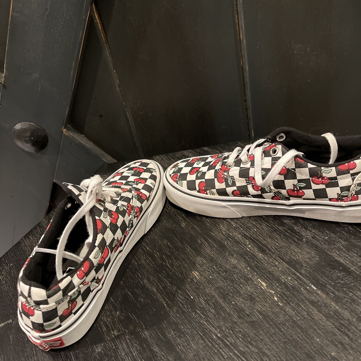 Sneakers Pale Aqua Slip On Vans Vans Doheny Checkerboard