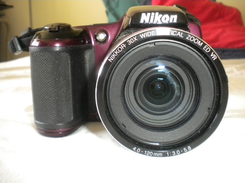 Nikon Coolpix L820 Digital Camera 16MP, Plum, strap, lens cap, fully functional