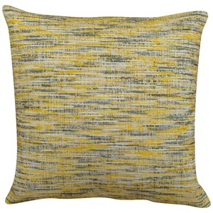yellow textured pillow