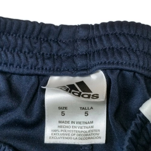 adidas Basketball Shorts Boys Size 5 Red White Blue Polyester Athletic 6" Inseam - Picture 6 of 6
