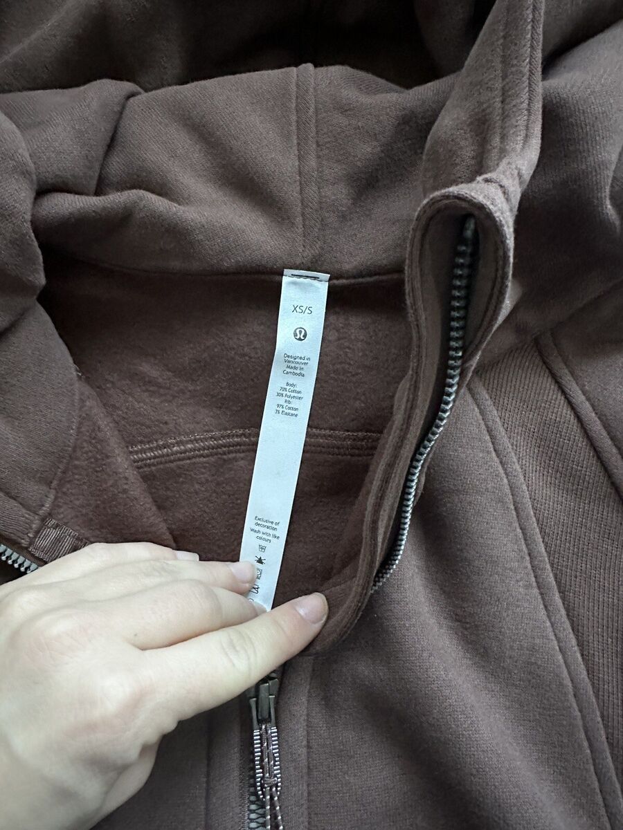 Lululemon Scuba Oversized Half-zip Hoodie, Java, Brown, XS/S Lululemon Scuba Oversized Half-zip Hoodie, Java, Brown, XS/S