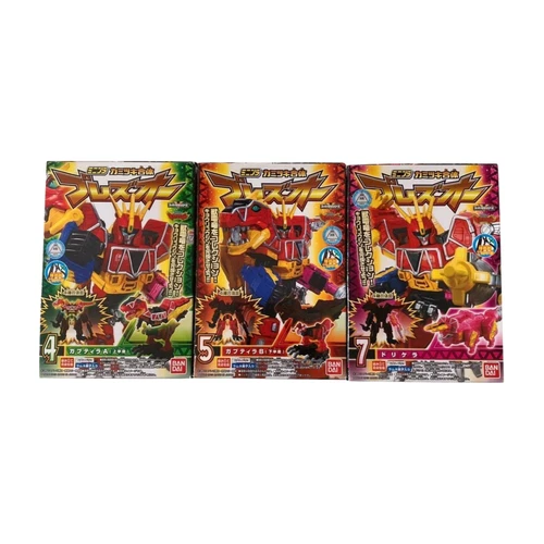 BANDAI Power Rangers Dino Charge Kyoryuger Minipla Set Unused - Picture 3 of 8