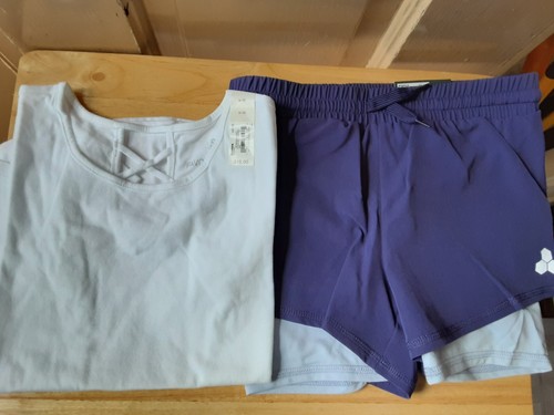 SO Girls T-Shirt & Shorts by Tek Gear Size Medium (8) NEW WITH TAGS