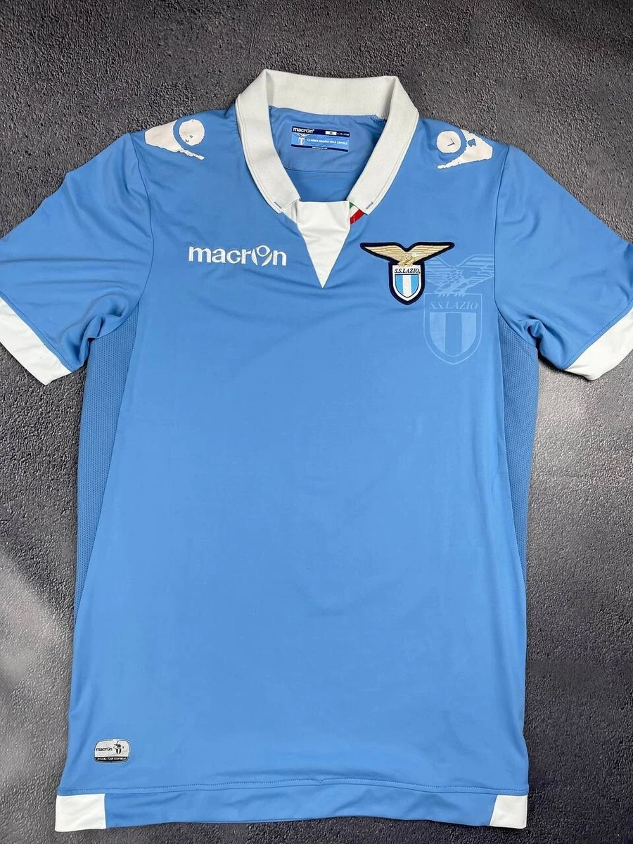 Maillot De Foot SS Lazio Domicile Macron 2014/15 - Taille M - Occasion