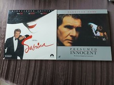  2 Harrison Ford Laserdiscs Sabrina Widescreen  Presumed Innocent.