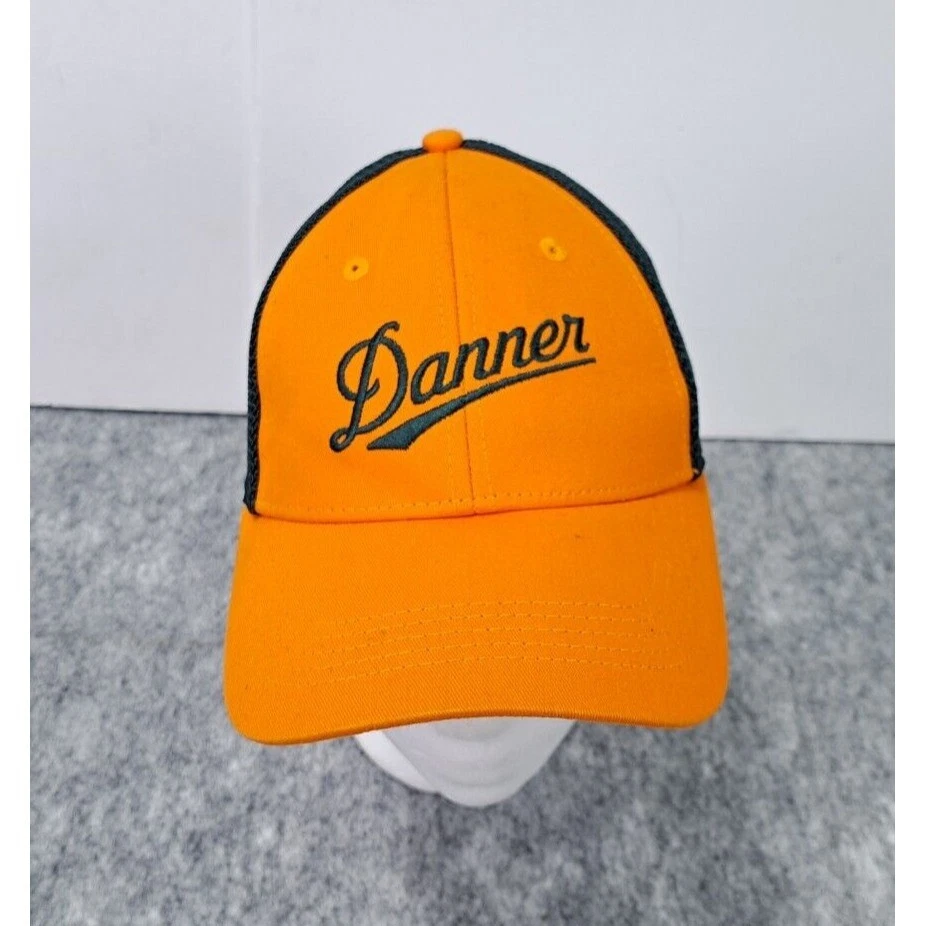 Sombrero bordado de camionero original Danner Richardson en naranja y verde Foto 3 de 4