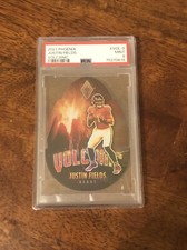 2021 Panini Phoenix - Rookie Justin Fields #108 Volcanic (RC) PSA 9 MINT