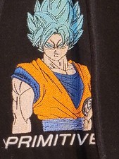 Primitive Skateboards X Dragon Ball Z Super Goku Hoodie - Black sz SMALL MINT