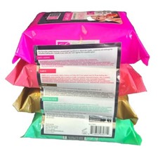 Global Beauty Care Cleansing Cloths 4 Assorted Wipe Packs - 30 Wipes Per Pack