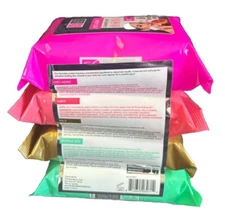 Global Beauty Care Cleansing Cloths  4 Assorted Wipe Packs - 30  Wipes Per Pack