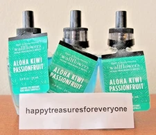 3 Bath & Body Works Aloha Kiwi Passionfruit Wallflower Refill Bulb