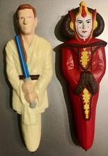 Star Wars Pens General Mills Cereal Prize 2012 Queen Amidala Obi-Wan Kenobi