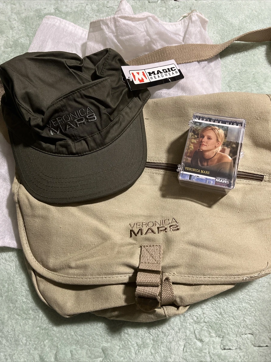 Rare Veronica Mars Merch Messenger Bag Hat And Trading Cards