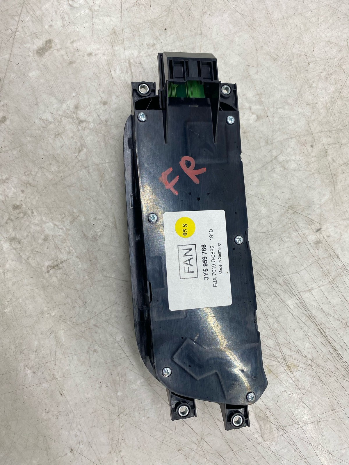 2010-2020 BENTLEY MULSANNE OEM FRONT RIGHT SEAT SWITCH CONTROL PANEL 3Y5959766