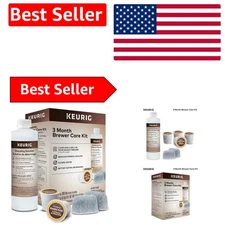 Luxury Brewer Maintenance Kit: Rinse Pods & Descaling Solution for K-Cup Makers