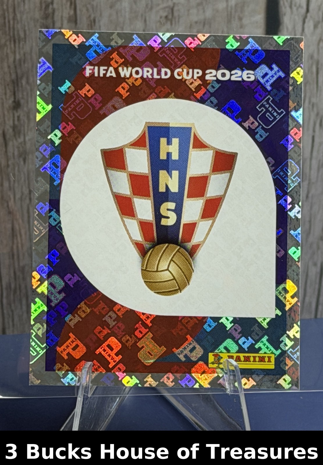 2026 Panini FIFA World Cup Sticker Croatia #CRO 1 Holo Croatia