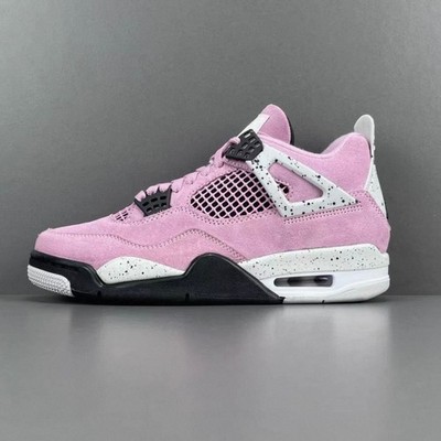 Nike Air Jordan 4 ''Orchid'' Men's And Women's Mid Top Retro Basketball Shoes