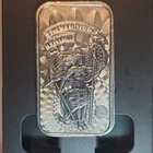 1 oz .999 Fine Silver Bar Unity & Liberty Symbol bar, bullion