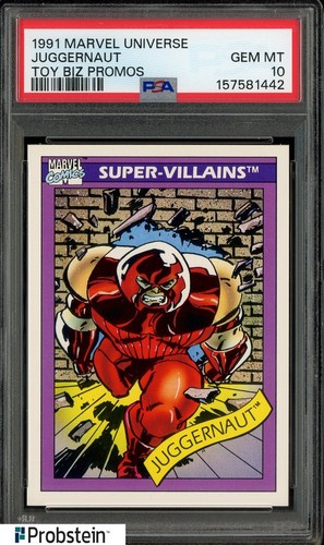 1991 Marvel Universe Toy Biz Promos Juggernaut PSA 10 POP 2