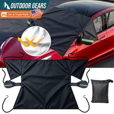 Car Front Windshield Snow Cover With Side Window Rearview Mirror Protector