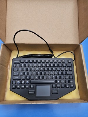 iKey SL-86-911-TP-USB Rugged Backlit Keyboard with Touchpad New Old Stock