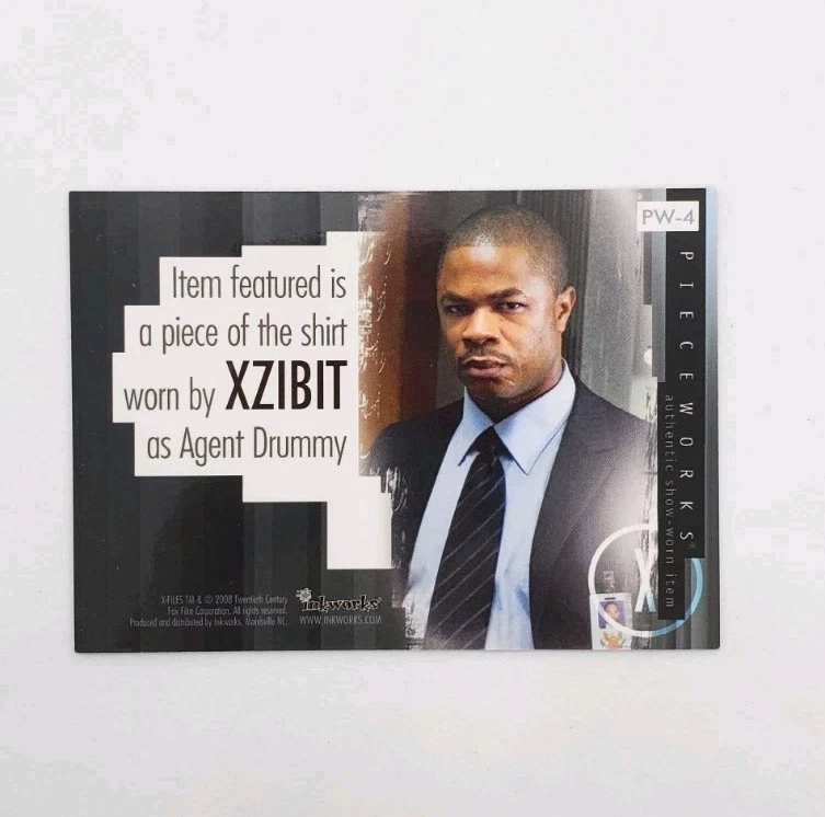 XZIBIT Agent Drummy COSTUME #PW4 - 2008 The X-FILES I Want to Believe Inkworks - Image 2 of 4