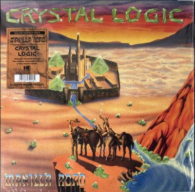 Manilla Road   Crystal Logic LP 2021 High Roller - HRR 193 [Orange Galaxy] *DE