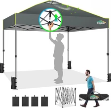 10x10' Commercial Pop UP Canopy Party Tent Folding Waterproof Gazebo Heavy Duty