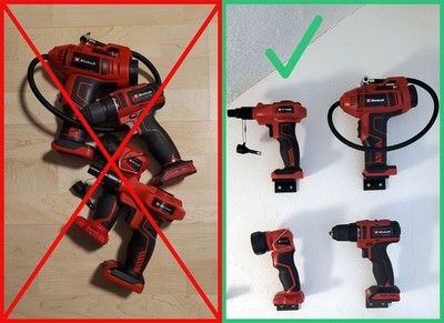 NEW: Wall mount for Einhell Power X-Change devices