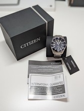 Citizen Promaster Diver Automatic Watch Fujitsubo Titanium Blue Dial NB6021-68L