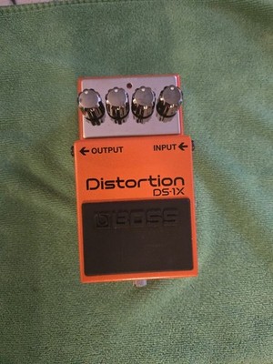 Boss DS-1X Digital Distortion Pedal for Electric Guitar with Box and Manual