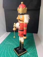  Nutcracker King Crown   Gold Red White 12”