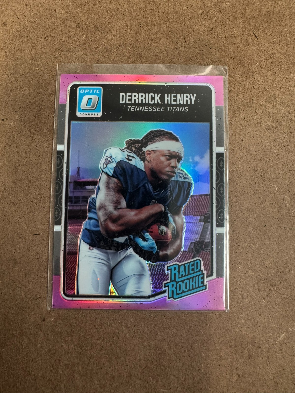 2016 Donruss Optic Derrick Henry Rated Rookie Pink Refractor Ravens