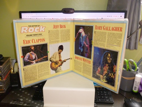CLAPTON/BECK/WINTER/GALLAGHER. " THE HISTORY OF ROCK. Vol.25 " 2LP UK 1984. - Picture 3 of 7