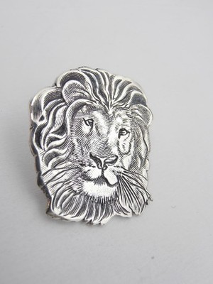 Cozzi Gioielli Leone Zodiac Pin Brooch In Argento 925 - 925 Silver Felino