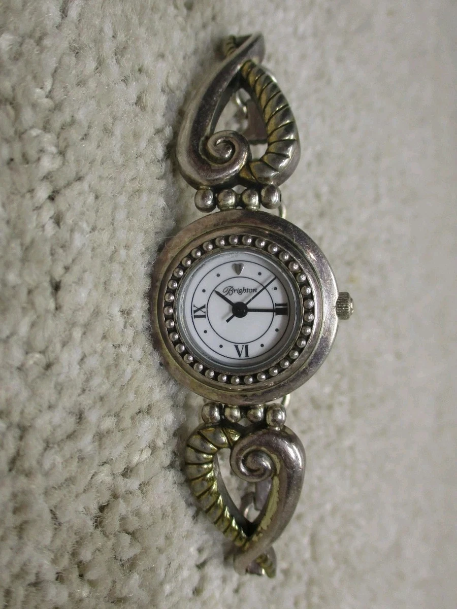 Brighton Silver Plated Band Women Wristwatches for sale | eBay display picture 3
