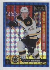 2016-17 O-Pee-Chee Platinum Royal Blue Cubes 75/99 Danton Heinen #158 x0a