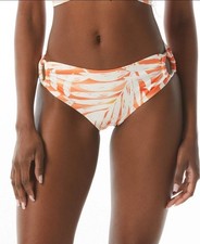 Carmen Marc Valvo Women's Classic Side-Ring Bikini Swim Bottom Multi Size Large