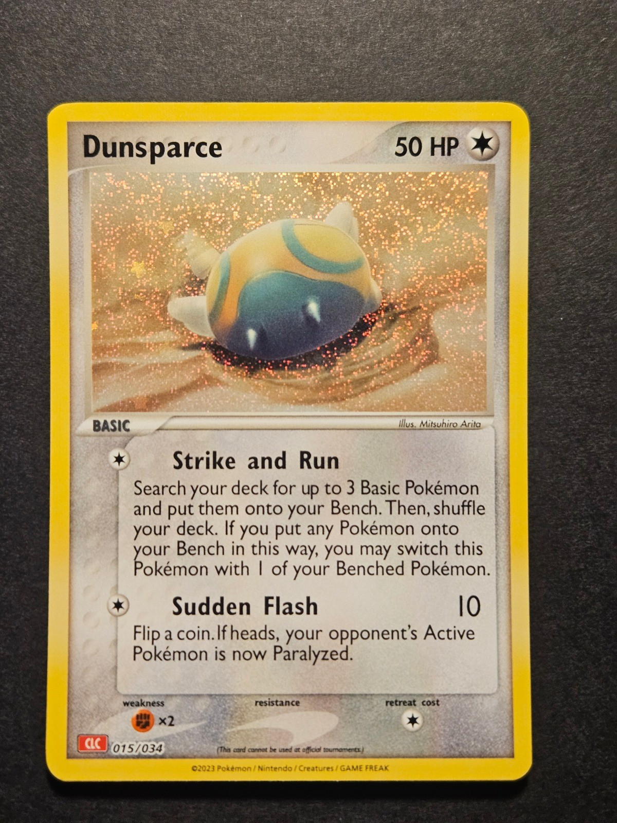 Dunsparce Classic Collection Trading Card Game Classic 015/034 NM