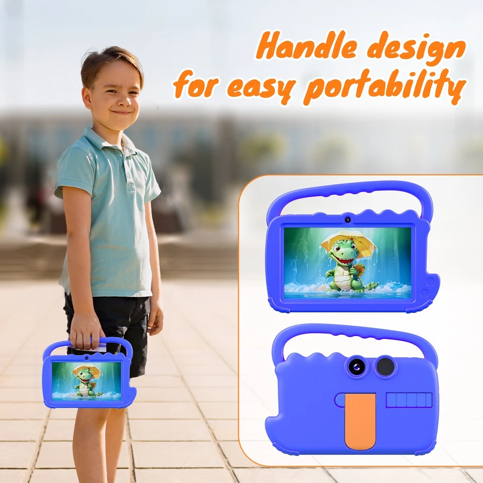 7 Inch 4GB 32GB Animal Design Kids Educational Learning Android Tablet - Image 4 of 4